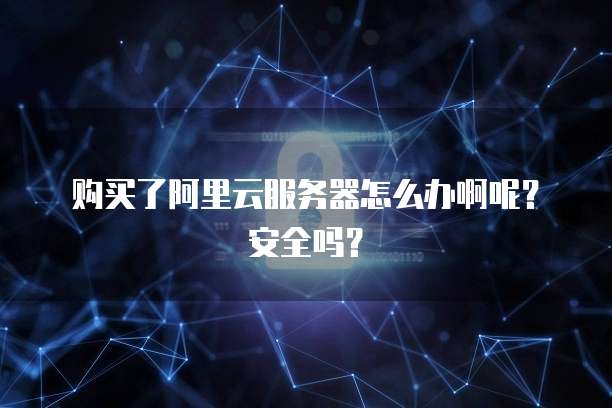 购买了阿里云服务器怎么办啊呢?安全吗?