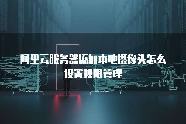 阿里云服务器添加本地摄像头怎么设置权限管理
