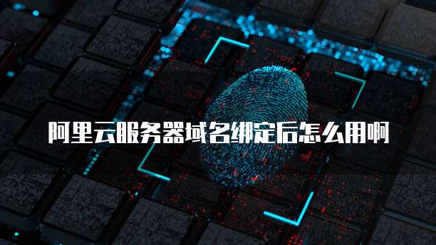 阿里云服务器域名绑定后怎么用啊