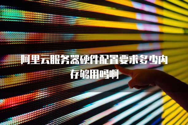 阿里云服务器硬件配置要求多少内存够用吗啊