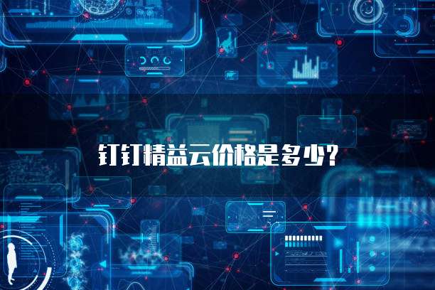 钉钉精益云价格是多少？