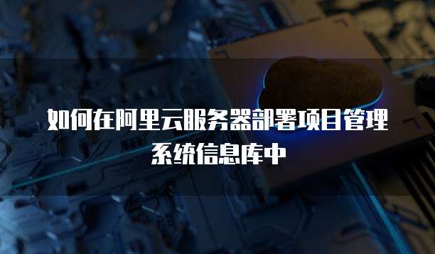 如何在阿里云服务器部署项目管理系统信息库中