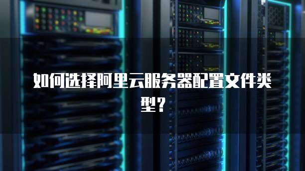 如何选择阿里云服务器配置文件类型?