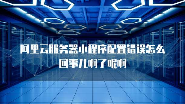 阿里云服务器小程序配置错误怎么回事儿啊了呢啊
