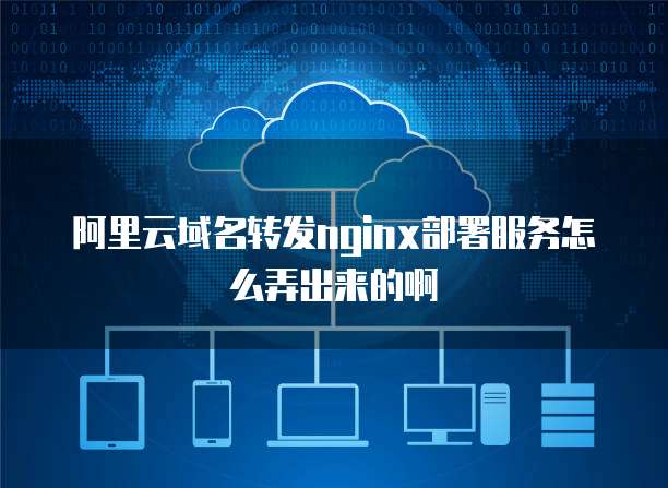 阿里云域名转发nginx部署服务怎么弄出来的啊