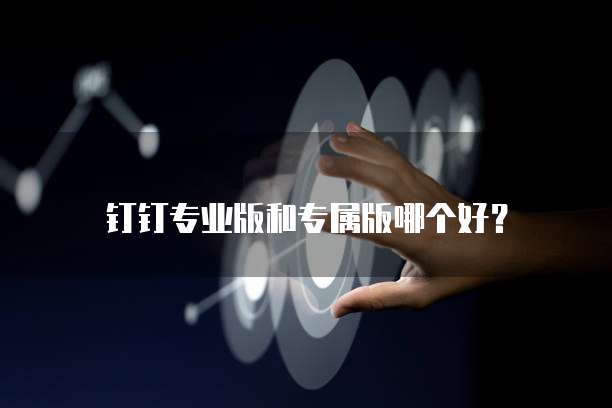 钉钉专业版和专属版哪个好?