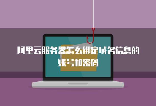 阿里云服务器怎么绑定域名信息的账号和密码