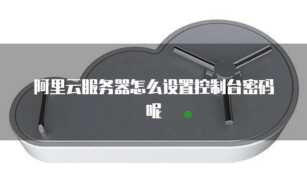 阿里云服务器怎么设置控制台密码呢