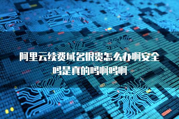 阿里云续费域名很贵怎么办啊安全吗是真的吗啊吗啊