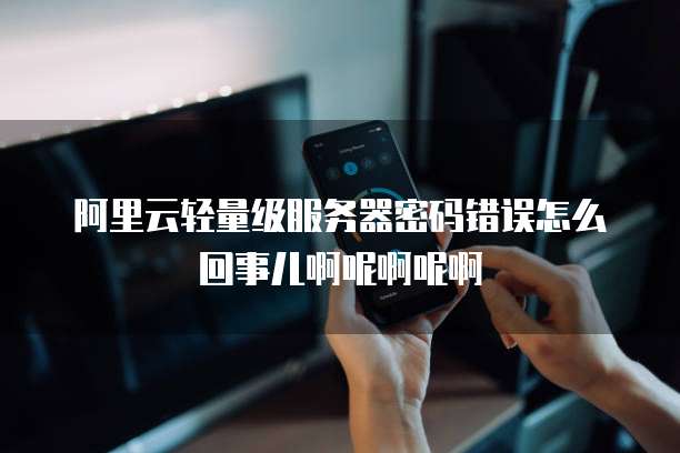 阿里云轻量级服务器密码错误怎么回事儿啊呢啊呢啊