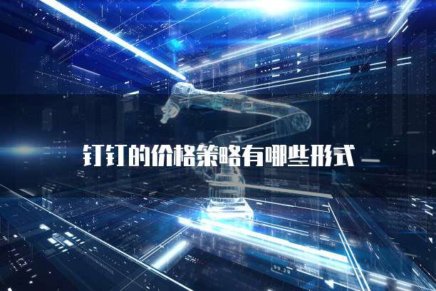钉钉的价格策略有哪些形式
