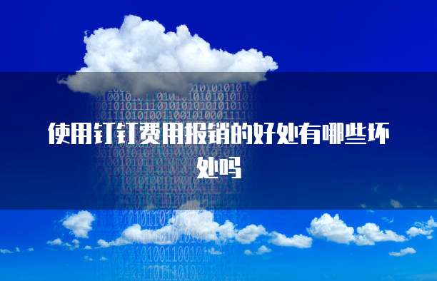 使用钉钉费用报销的好处有哪些坏处吗