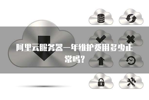阿里云服务器一年维护费用多少正常吗?