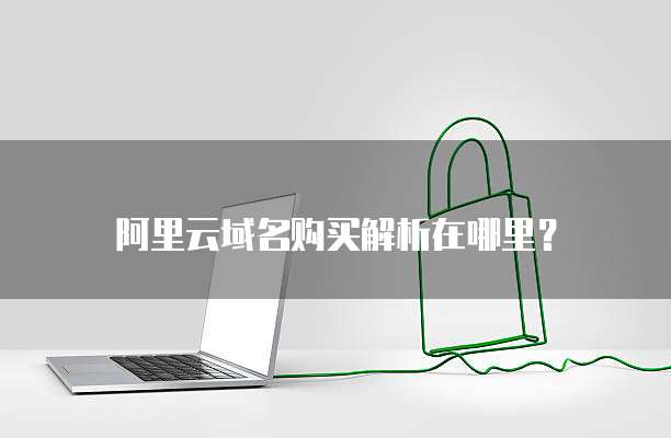 阿里云域名购买解析在哪里?