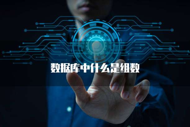数据库中什么是组数