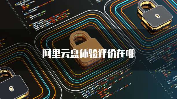阿里云盘体验评价在哪