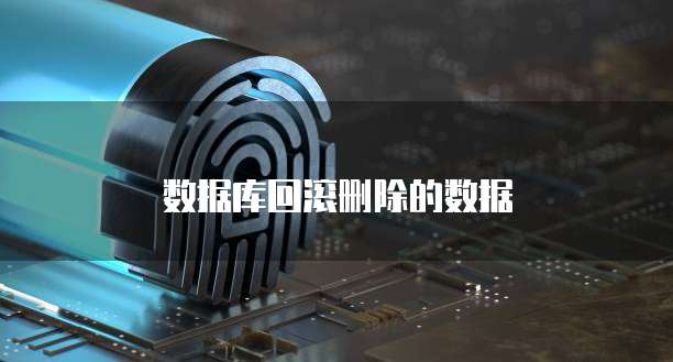 数据库回滚删除的数据