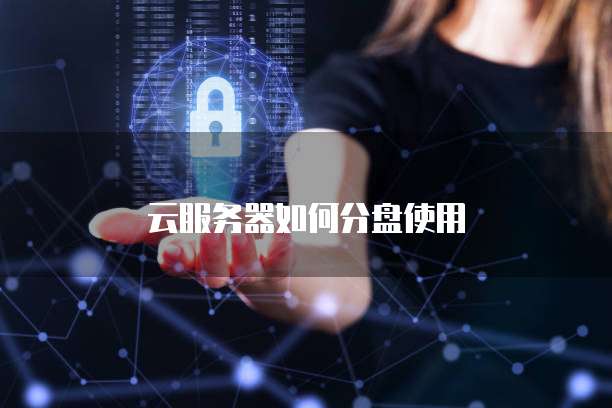 云服务器如何分盘使用