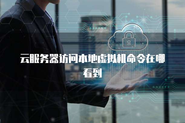 云服务器访问本地虚拟机命令在哪看到