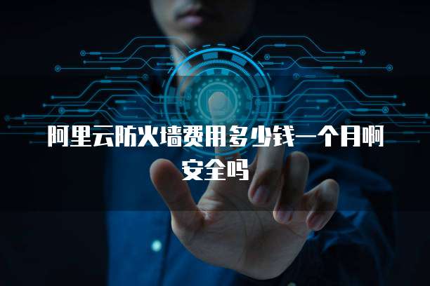 阿里云防火墙费用多少钱一个月啊安全吗