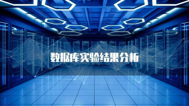 数据库实验结果分析