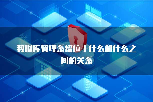 数据库管理系统位于什么和什么之间的关系