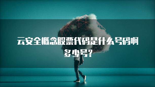 云安全概念股票代码是什么号码啊多少号？
