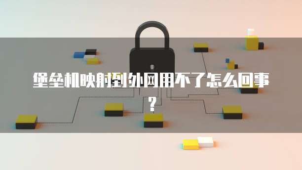 堡垒机映射到外网用不了怎么回事？