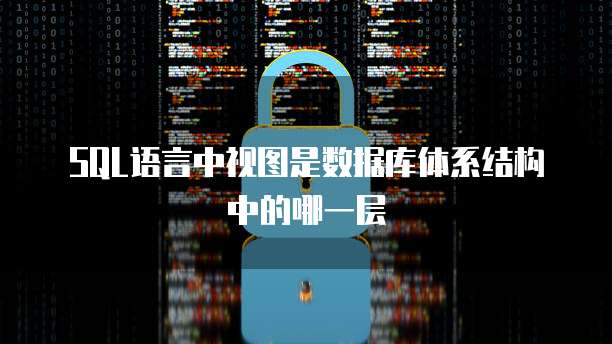 SQL语言中视图是数据库体系结构中的哪一层