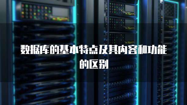 数据库的基本特点及其内容和功能的区别