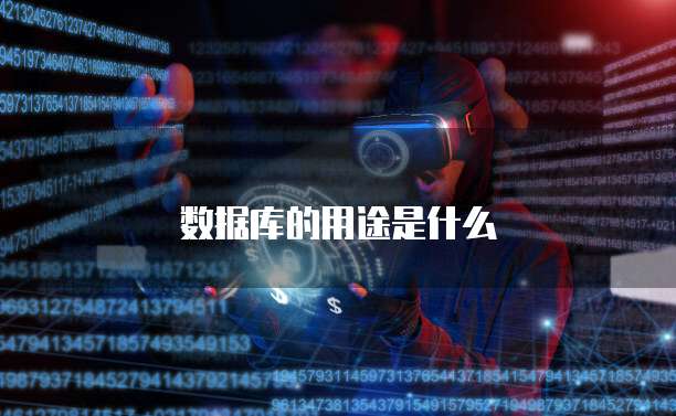 数据库的用途是什么