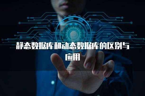静态数据库和动态数据库的区别与应用