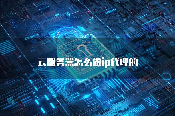 云服务器怎么做ip代理的