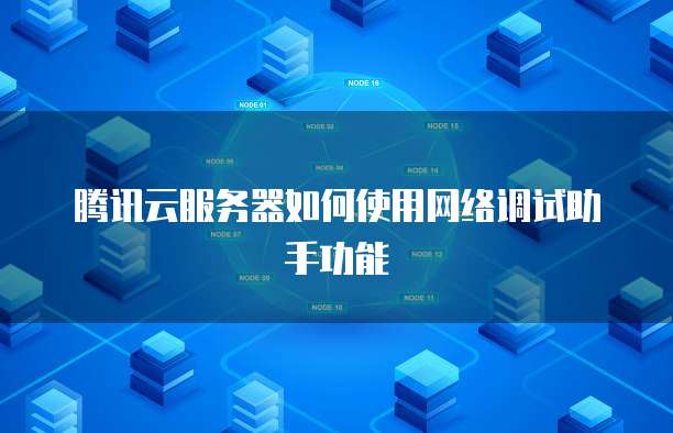 腾讯云服务器如何使用网络调试助手功能