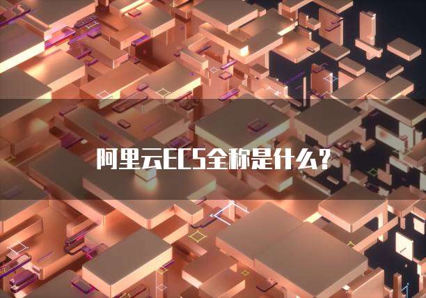 阿里云ECS全称是什么？