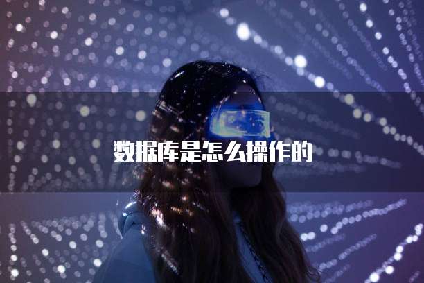 数据库是怎么操作的