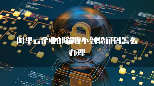 阿里云企业邮箱收不到验证码怎么办理