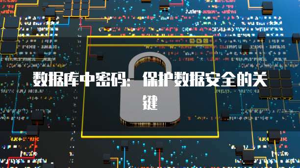 数据库中密码：保护数据安全的关键