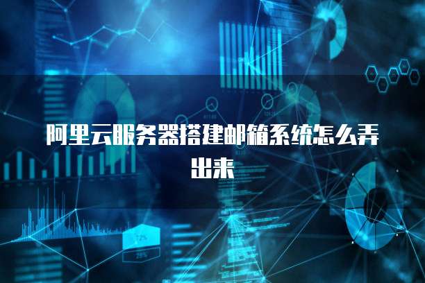 阿里云服务器搭建邮箱系统怎么弄出来