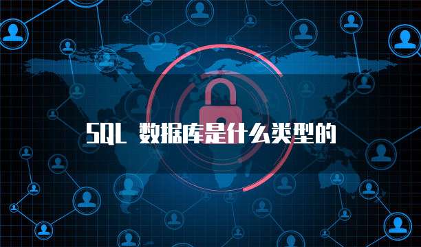 SQL 数据库是什么类型的