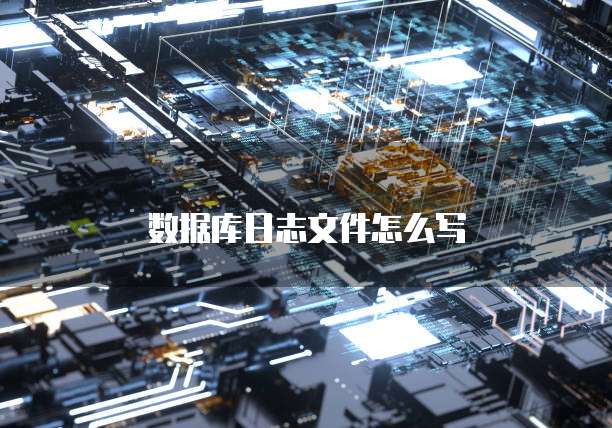 数据库日志文件怎么写