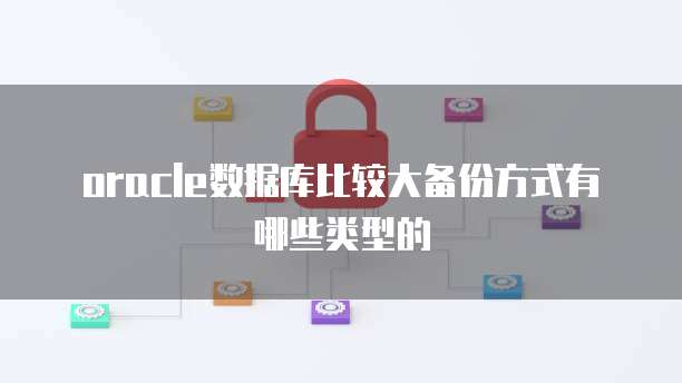oracle数据库比较大备份方式有哪些类型的