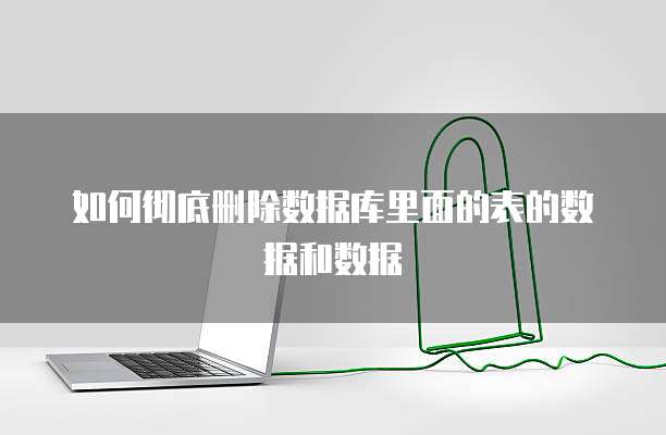 如何彻底删除数据库里面的表的数据和数据