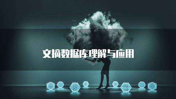 文摘数据库理解与应用