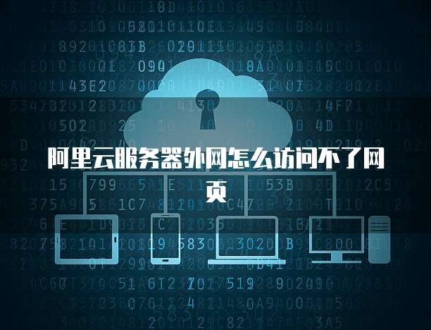 阿里云服务器外网怎么访问不了网页