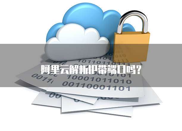 阿里云解析IP带端口吗？