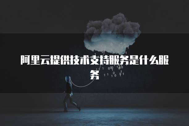 阿里云提供技术支持服务是什么服务