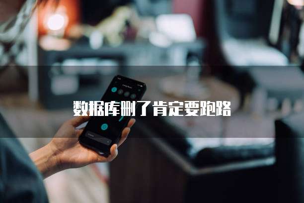 数据库删了肯定要跑路