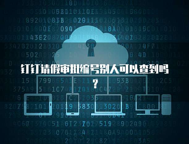 钉钉请假审批编号别人可以查到吗？