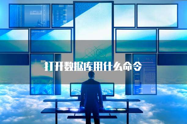 打开数据库用什么命令